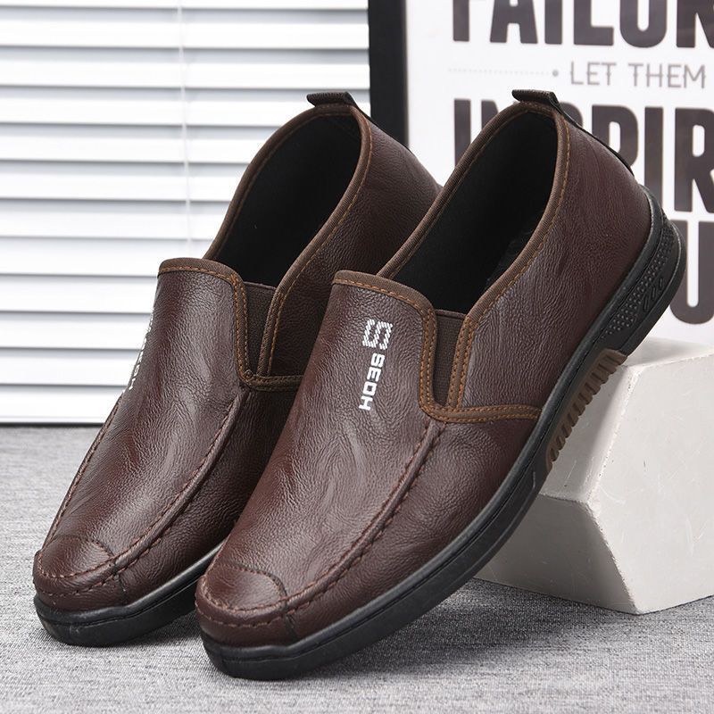 ✨2025 Nuevo✨Zapatos casuales de cuero resistentes al desgaste