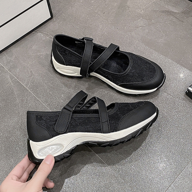 【Protección de pies】 Zapatos casuales de verano con cordones y colchón de aire