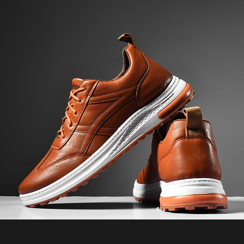 🐂Cuero🐂Zapatos casuales de cuero para hombre