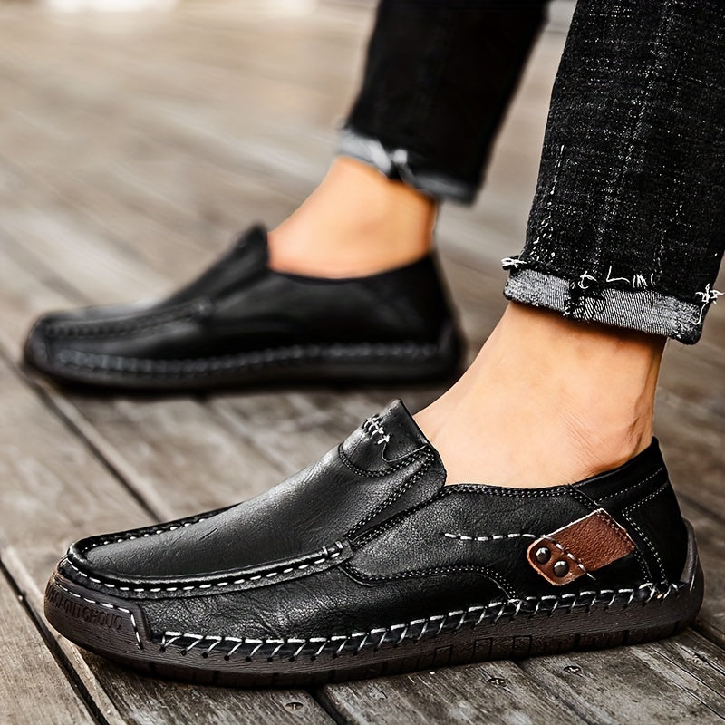 🐂Doble cuero🐂 Zapatos casuales de cuero para hombre