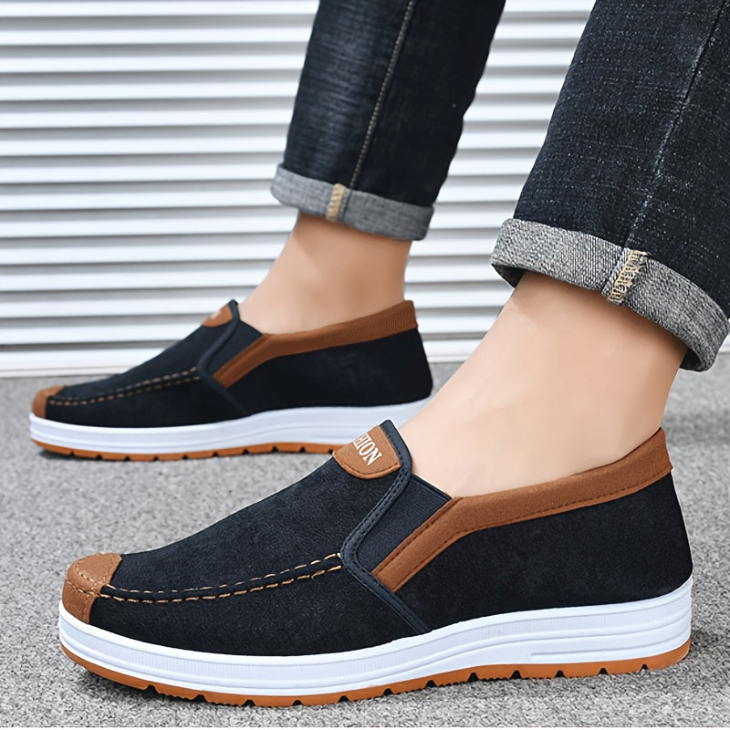 ✨Cuero Suave✨Zapatos casuales sin cordones de cuero suave para hombre