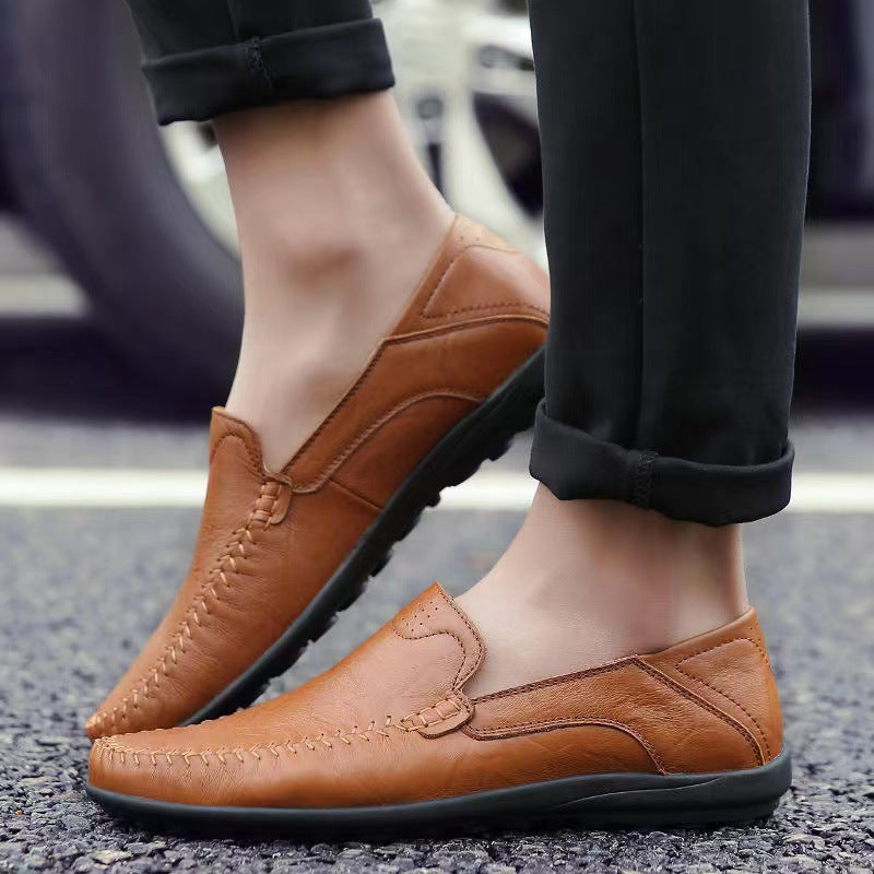 🐂Cuero🐂Zapatos casuales de cuero cómodos para hombre