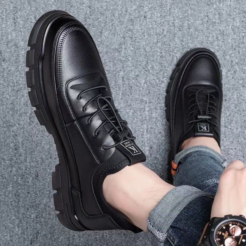 🐂100% cuero suave🐂Botas de senderismo de piel suave para hombre