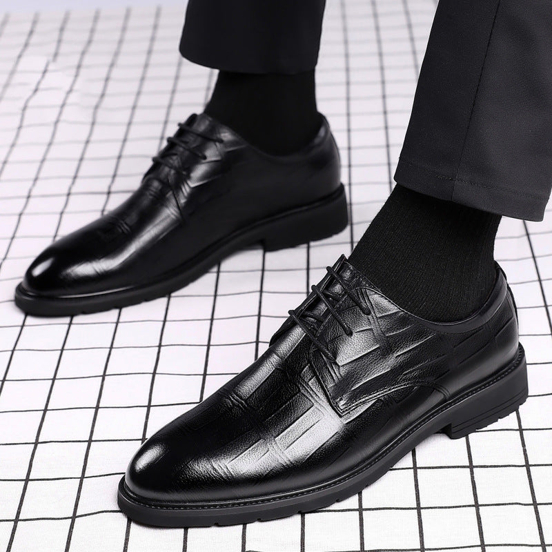 🐂Doble Cuero🐂 Zapatos de cuero estampados a mano
