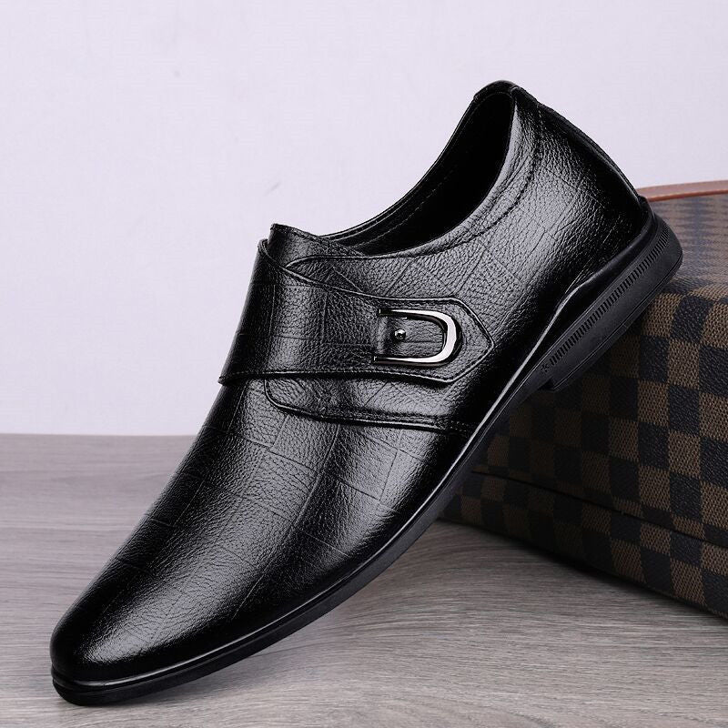 🐂Cuero🐂Zapatos de cuero para hombre estilo británico