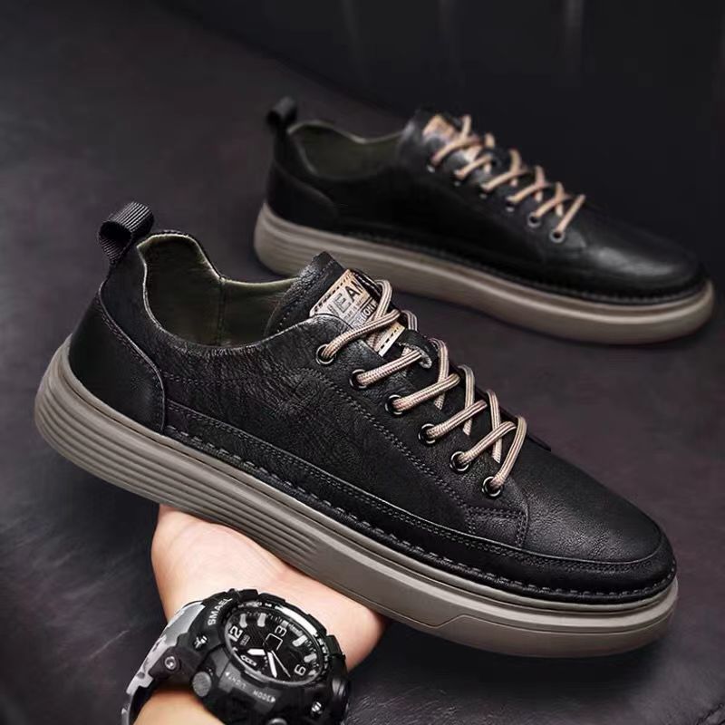 🐂Cuero puro🐂Zapatos casuales de cuero para hombre
