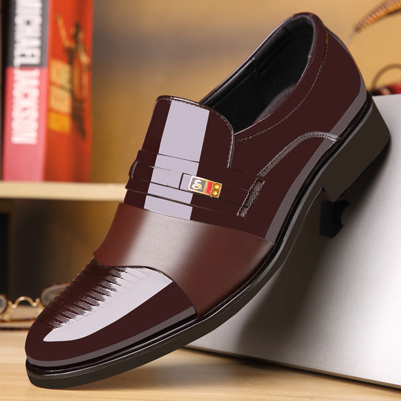 🐂Edición limitada🐂Zapatos de cuero brillante para hombre