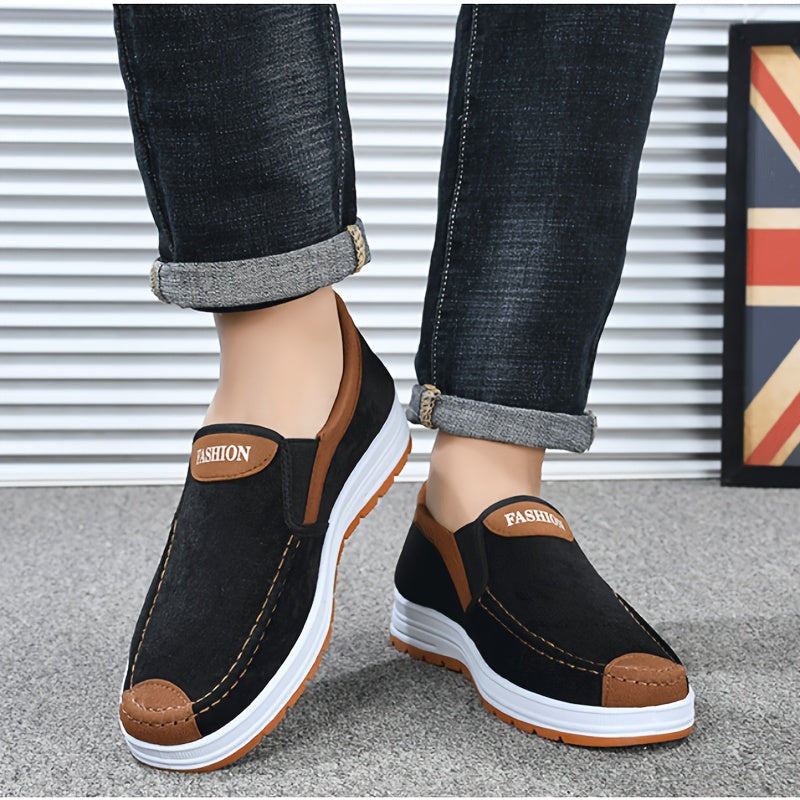 ✨Cuero Suave✨Zapatos casuales sin cordones de cuero suave para hombre
