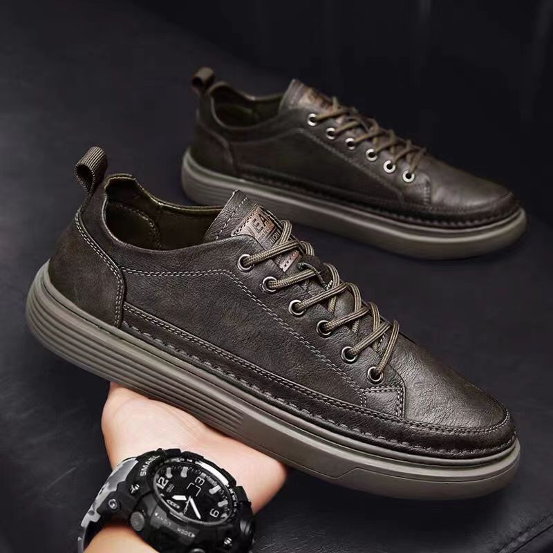 🐂Cuero puro🐂Zapatos casuales de cuero para hombre