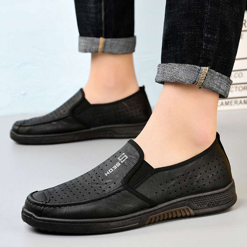 ✨2025 Nuevo✨Zapatos casuales de cuero resistentes al desgaste
