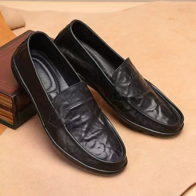 ✨Cuero suave✨Zapatos de loafer de hombres delgados