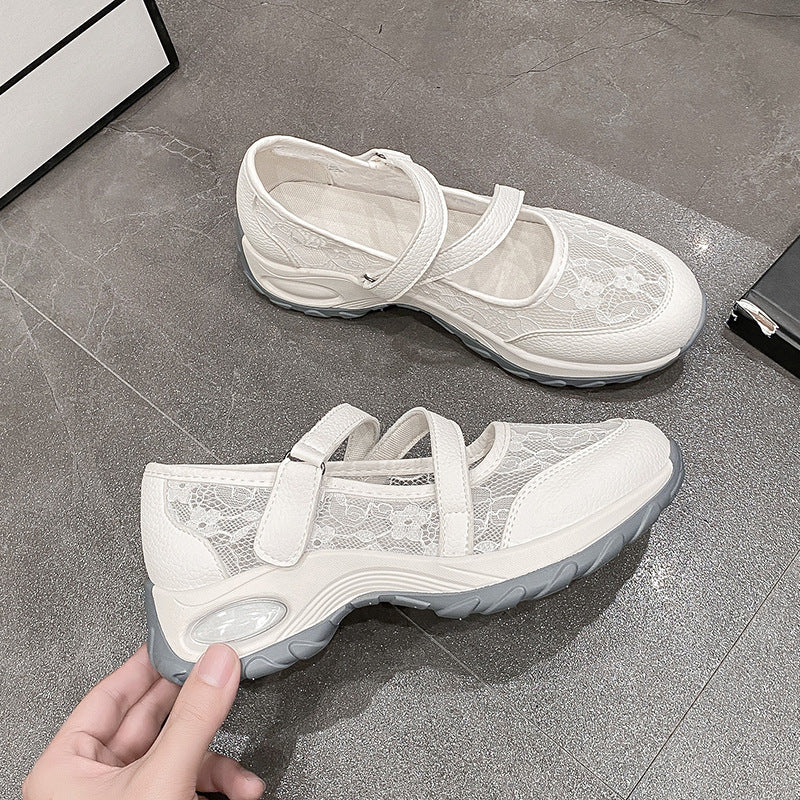 【Protección de pies】 Zapatos casuales de verano con cordones y colchón de aire