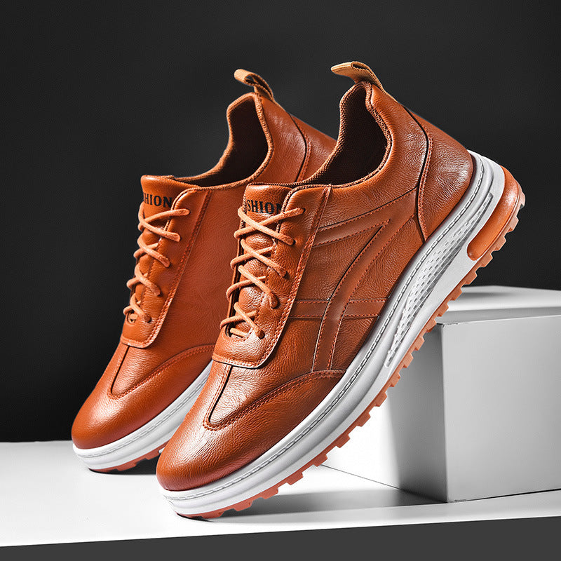 🐂Cuero🐂Zapatos casuales de cuero para hombre