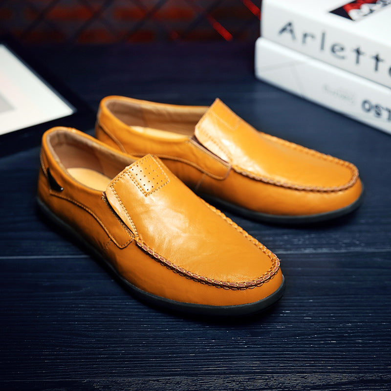 👞2025 Nuevos👞 Zapatos sin cordones de cuero para hombre