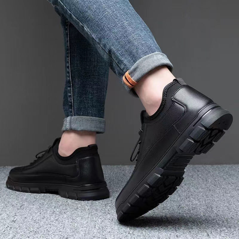 🐂100% cuero suave🐂Botas de senderismo de piel suave para hombre