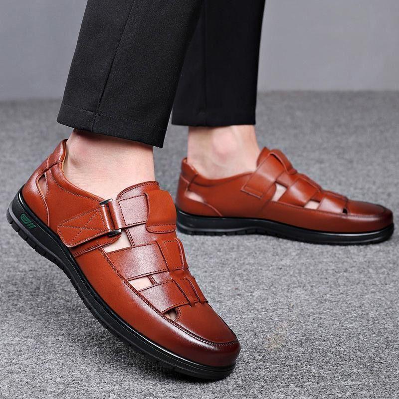✨Elegante y transpirable✨Zapatos de piel de verano para hombre