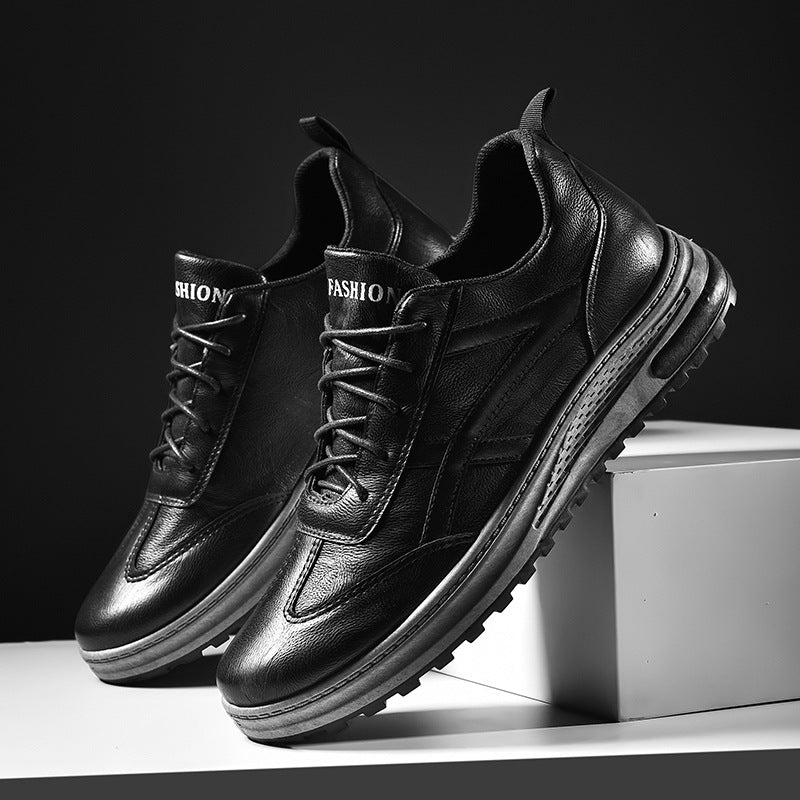🐂Cuero🐂Zapatos casuales de cuero para hombre