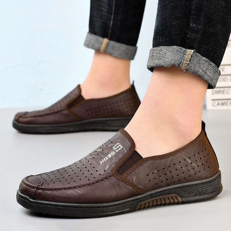 ✨2025 Nuevo✨Zapatos casuales de cuero resistentes al desgaste