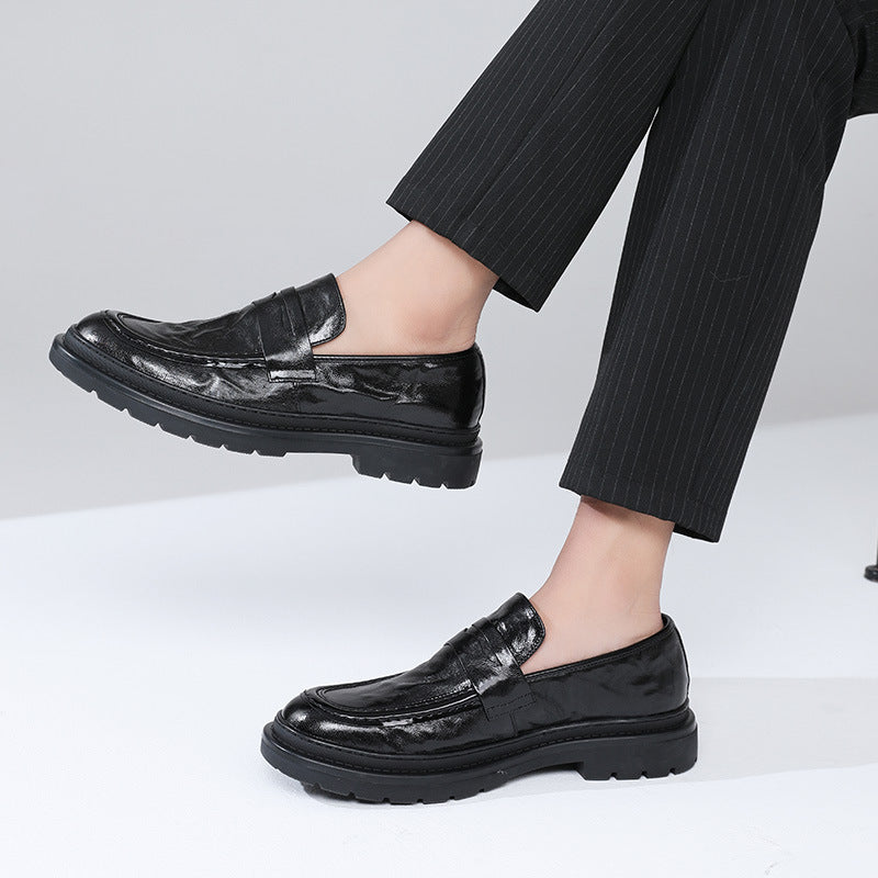 🐂100% cuero genuino🐂 Mocasines de piel originales para hombre