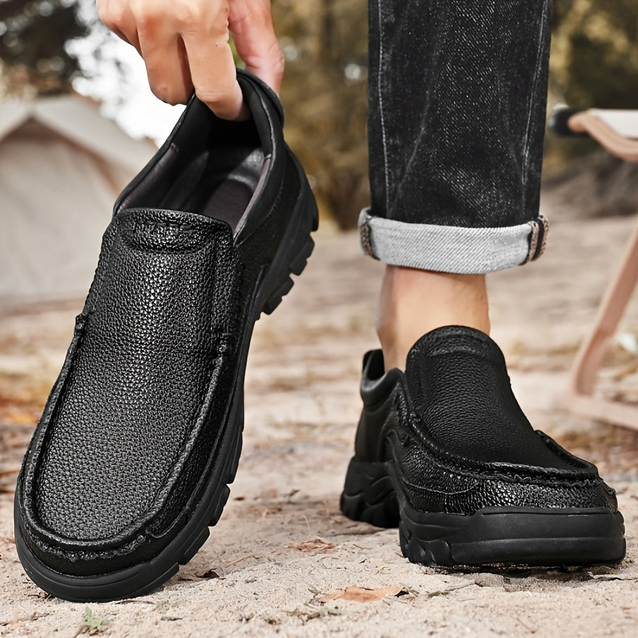 👞Absorción de impactos👞 Zapatos casuales de negocios de cuero genuino