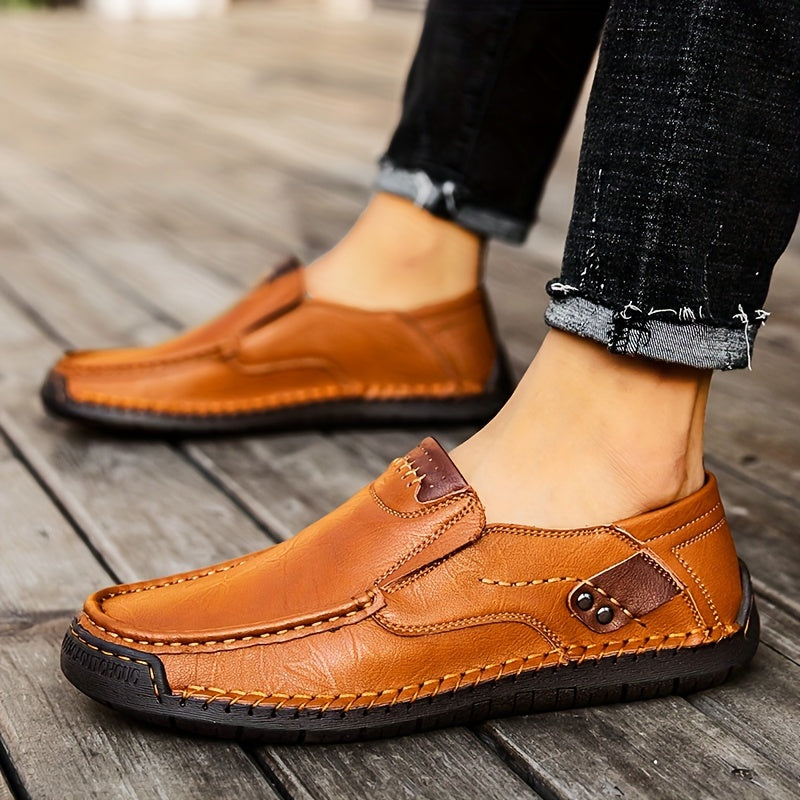 🐂Doble cuero🐂 Zapatos casuales de cuero para hombre