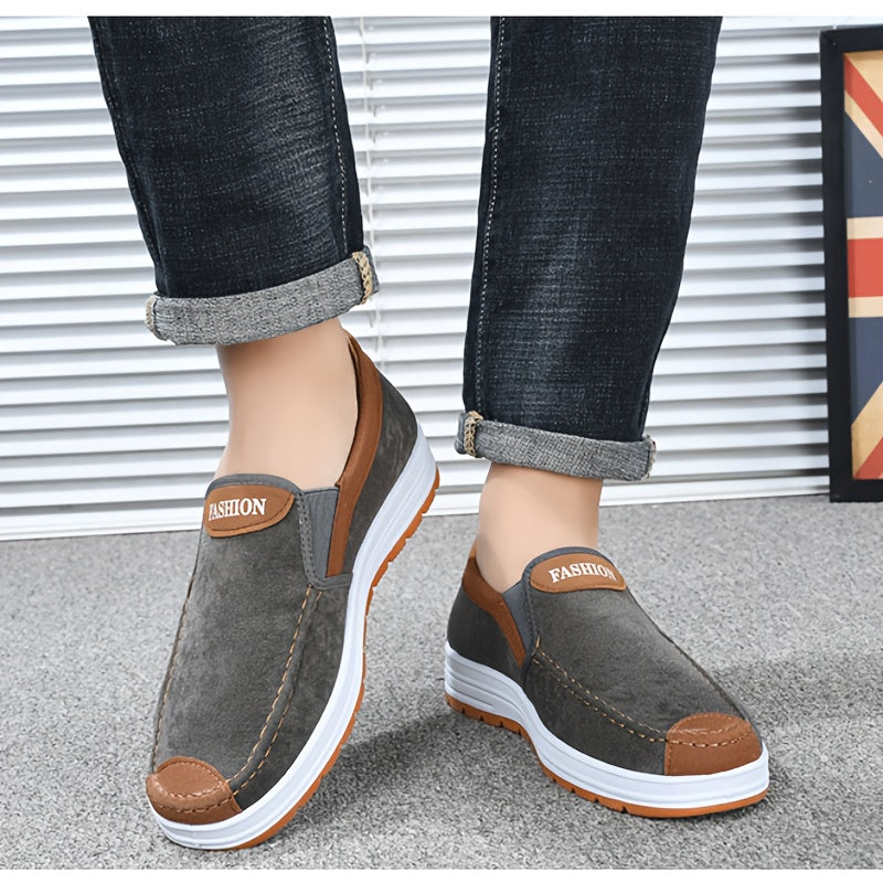 ✨Cuero Suave✨Zapatos casuales sin cordones de cuero suave para hombre