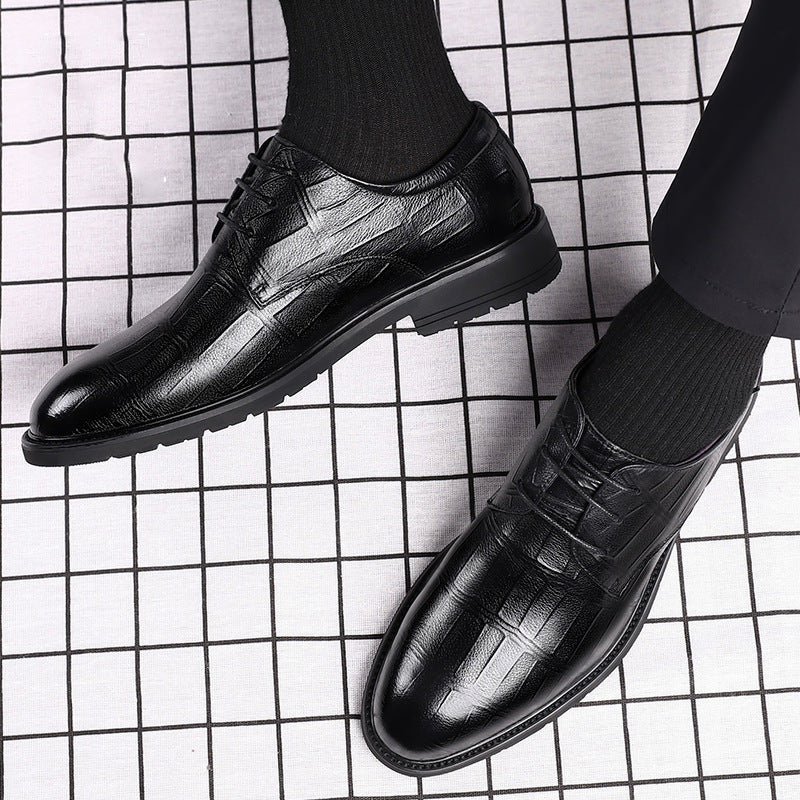 🐂Doble Cuero🐂 Zapatos de cuero estampados a mano