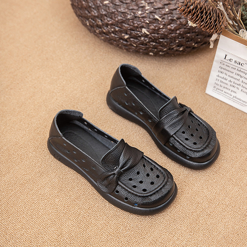 【zapatos ortopédicos】Zapatos de mujer de piel de vacuno transpirables