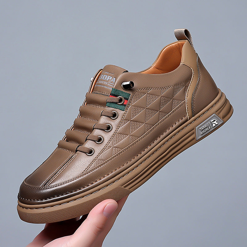 ✨Cuero Suave✨Zapatos planos de cuero suave para hombre coreano