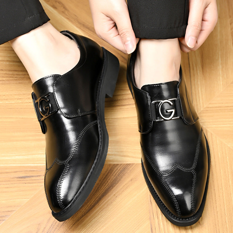 👞Nuevos👞 Zapatos de cuero para hombre Silver Label