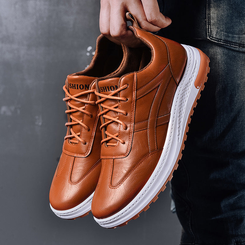 🐂Cuero🐂Zapatos casuales de cuero para hombre