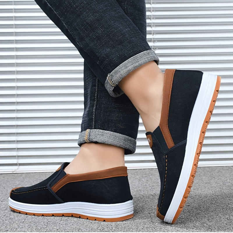 ✨Cuero Suave✨Zapatos casuales sin cordones de cuero suave para hombre