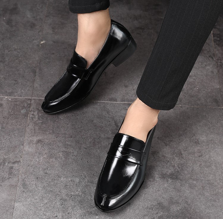 🐂Cuero🐂Mocasines triangulares de charol
