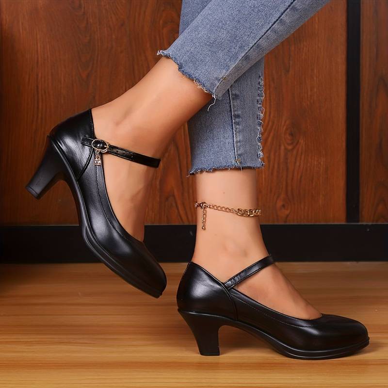 zapatos de mamá de mediana edad