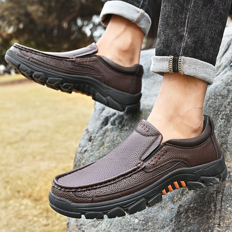 👞Absorción de impactos👞 Zapatos casuales de negocios de cuero genuino