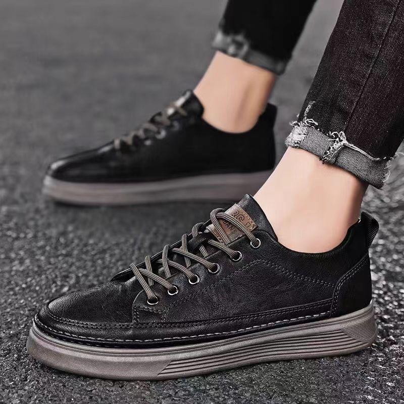 🐂Cuero puro🐂Zapatos casuales de cuero para hombre
