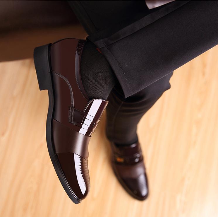 🐂Edición limitada🐂Zapatos de cuero brillante para hombre