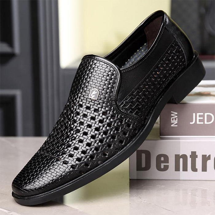 🚚 Envío gratis🚚Zapatos de piel para hombre huecos y transpirables