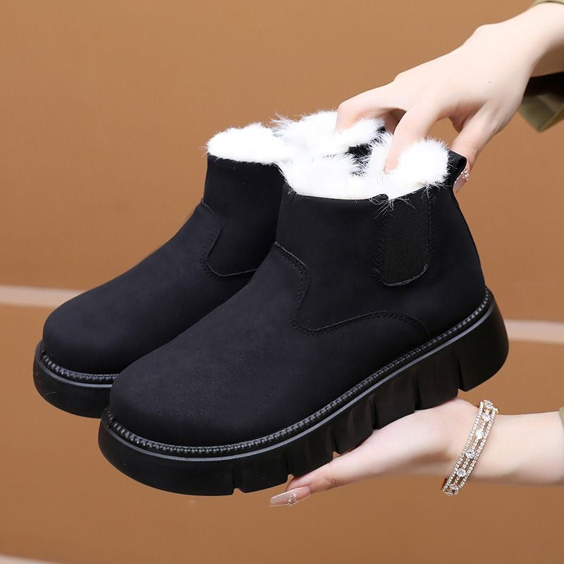 Botas cálidas y engrosadas con forro polar