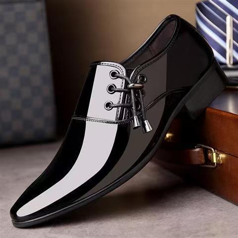 🐂Cuero🐂Zapatos de cuero con tiras laterales