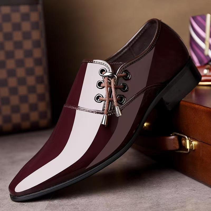 🐂Cuero🐂Zapatos de cuero con tiras laterales