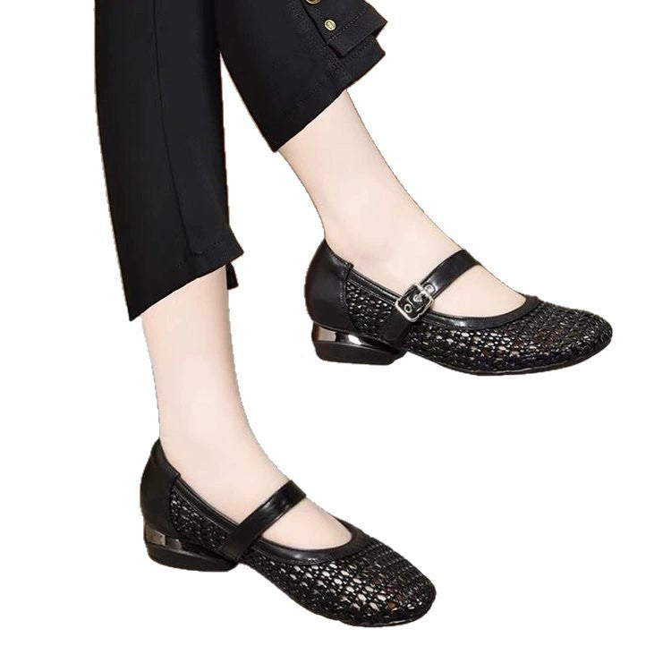 Zapatos con aberturas para mujer