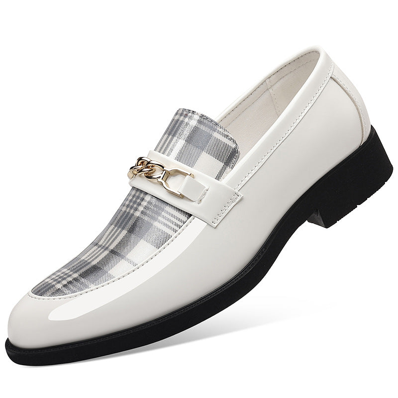 Nuevos zapatos casuales de charol brillante en tallas grandes
