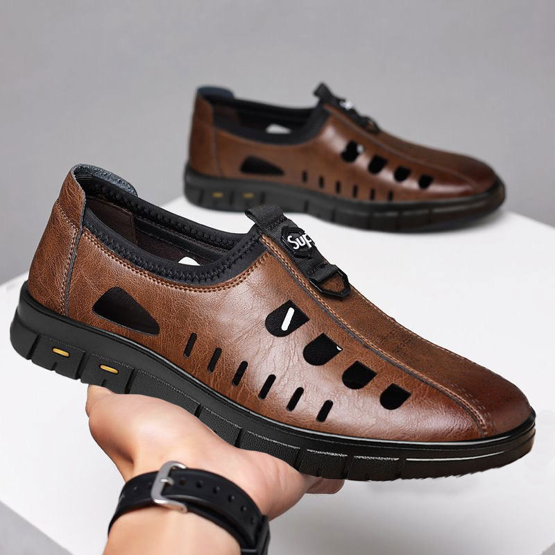🎉Venta caliente🎉 Zapatos de verano de piel hueca transpirables