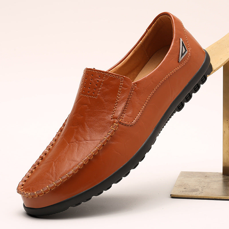 👞2025 Nuevos👞 Zapatos sin cordones de cuero para hombre