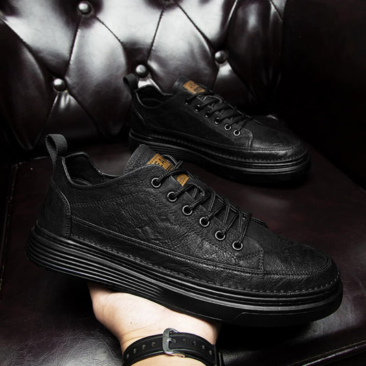 🐂Cuero puro🐂Zapatos casuales de cuero para hombre