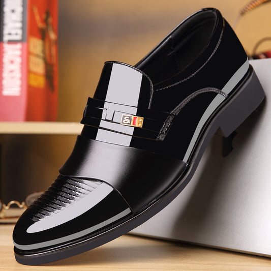 🐂Edición limitada🐂Zapatos de cuero brillante para hombre