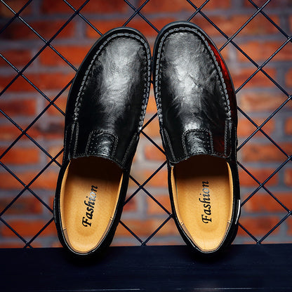 👞2025 Nuevos👞 Zapatos sin cordones de cuero para hombre