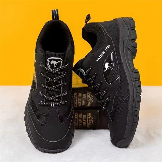 👣Cuero suave👣Zapatillas de trail de piel suave para hombre