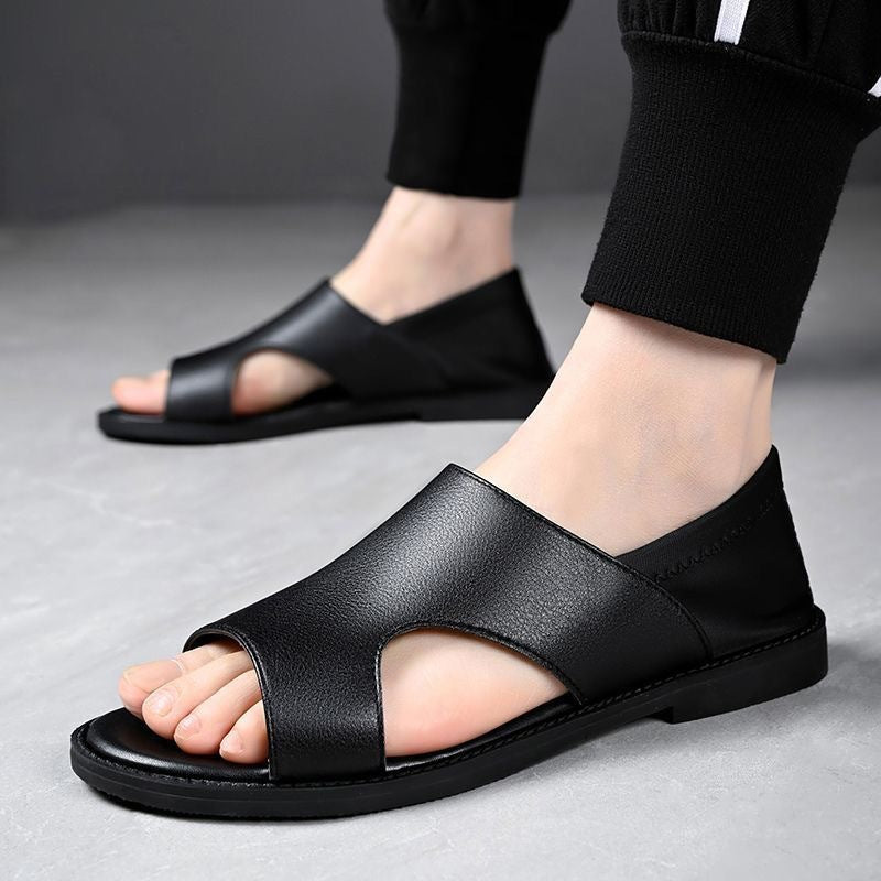 Sandalias para hombre (cuero auténtico)